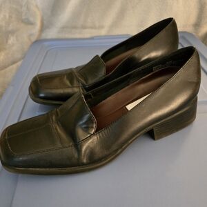 Croft & Barrow Black Heeled Pump/Loafer